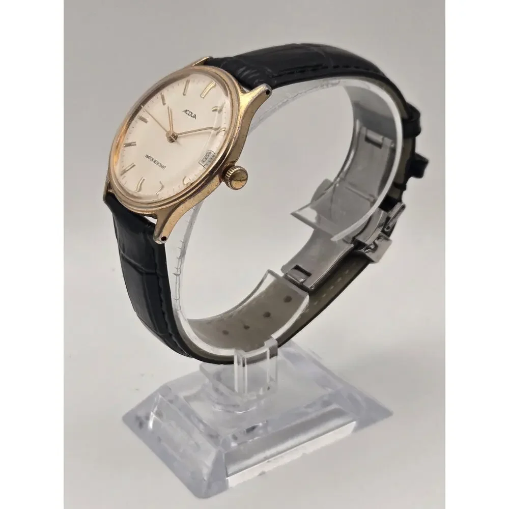 Vintage Acqua by Timex Manual Mechanical Date Watch 1989